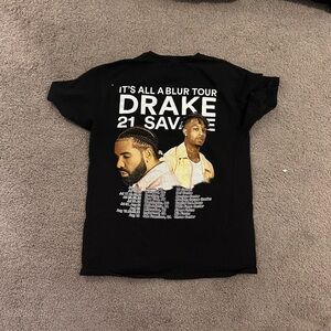 Bootleg Drake It’s all a blur tour t shirt size small/Medium